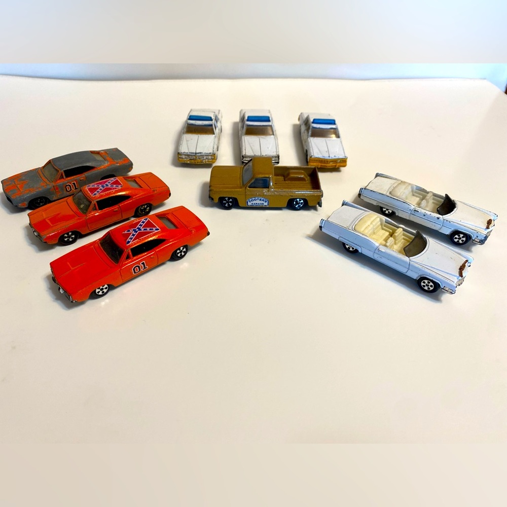 Dukes of hazzard vintage car collection / lot.
Made by ERTL in early 1980s